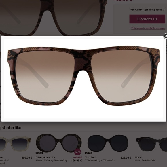 New Jimmy Choo roxanne leopard Sunglasses - Picture 4 of 7